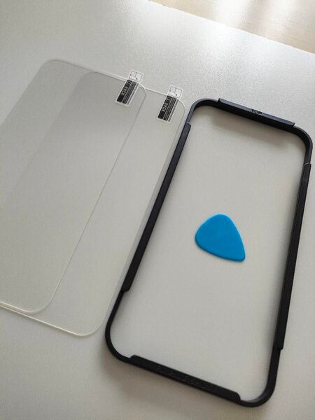 iPhone15 ProMax ガラスフィルム(2枚) カメラフィルム(2枚) ガイド枠付き