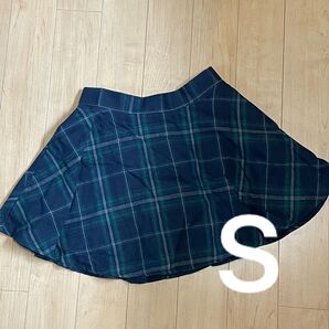 【最終値下げ】チェックスカート 緑色 ディズニー 制服風 SHINE S 155cm スカート 制服
