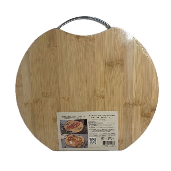 新品 バンブー カッティング ボード d型 32cm 竹製