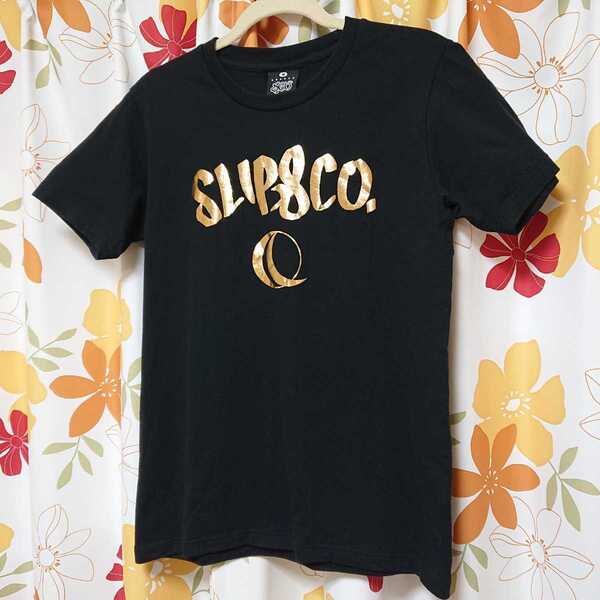 SLIP&CO(スリップアンドコー)×ALLY&DIA(アリーアンドダイア) コラボTシャツ Mサイズ黒金 ※検索)RIZEライズ雷図 JESSEジェシー The BONEZ