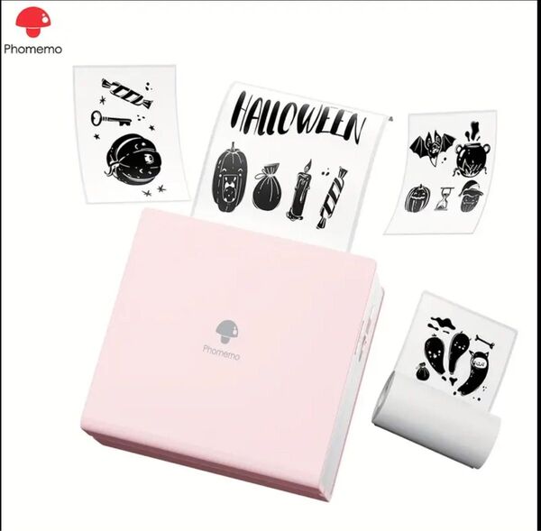 Phomemo 1pc M02 ポータブル プリンター、53mm/2インチ ステッカー サーマル 、ミニ サーマル プリンター