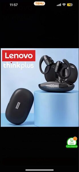 ワイヤレスイヤホン Bluetooth lenovo