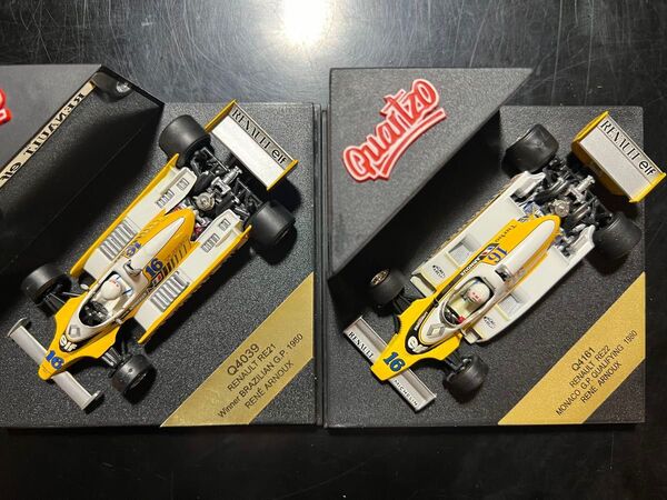 1/43 VITESSE ルノー RE21 RE22 ブラジルGP モナコGP 1980 QUARTZO カンツォ ビテス