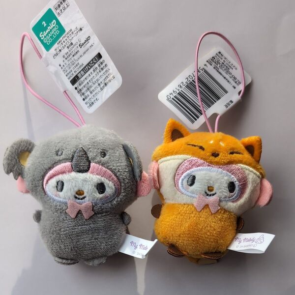 コアラ編 きつね編 どうぶつ着ぐるみマスコット マイメロディ サンリオキャラクターズ