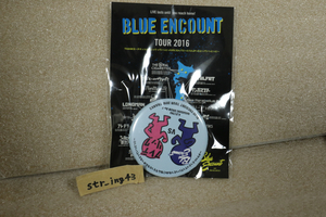 新品 BLUE ENCOUNT 2016 缶バッジ ステッカーセット ゲスト：フレデリック 長崎 DRUM Be-7 グッズ ブルエン