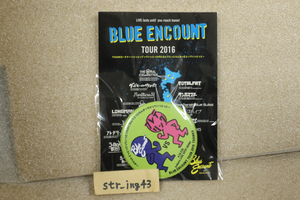 新品 BLUE ENCOUNT 2016 缶バッジ ステッカーセット ゲスト：フレデリック 福岡 小倉 LIVE SPOT WOW ! グッズ ブルエン