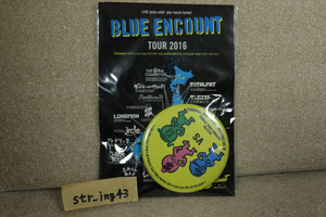 新品 BLUE ENCOUNT 2016 缶バッジ ステッカーセット ゲスト：Northen19 go!go!vanillas 富山 SOUL POWER グッズ ブルエン