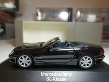 Mercedes Benz　SL　Black　Cabriolet　1/43　MINICHAMPS メルセデス　ベンツ_画像5