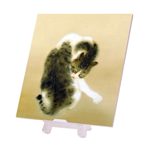 竹内栖鳳『 斑猫(はんびょう)』のフォトタイル