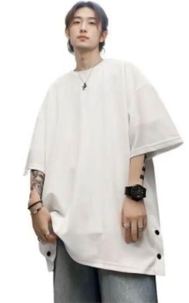 メンズ 半袖Tシャツ メンズ ビッグt 五分袖 無地