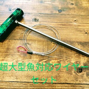 ☆マグロ・GT・クエなど対応☆ 神経締めワイヤーラップ緑ペイントピックセット #ネギング #キャスティング #タイラバ #シーバス