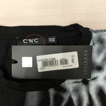 半袖 Tシャツ メンズ CNC 46 コスチュームナショナル ストレッチ 黒 ブラック C’N’C CoSTUME NATIONAL タグ付き 未使用 新品_画像3