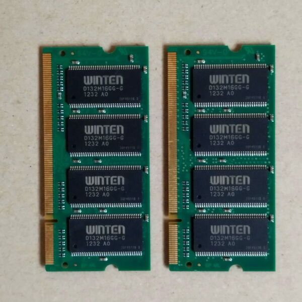 PC2100 512MB 32*16 CL2.5 D132M16GG-G 2枚