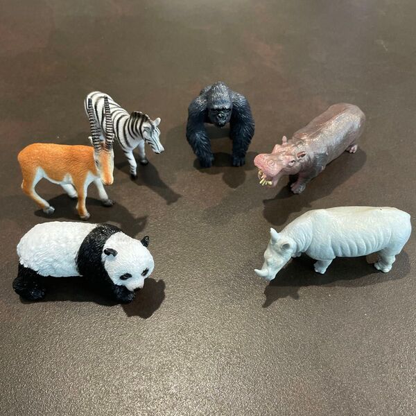 動物フィギュア6体セット RECER