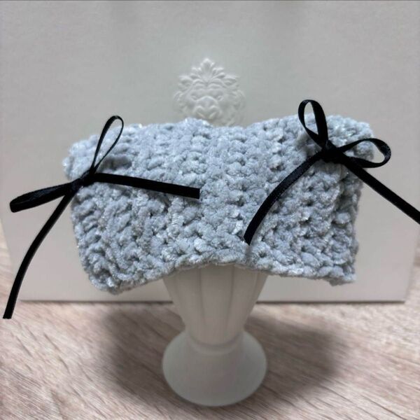 ぬいぐるみ用 猫耳 ニット帽 ちびぐるみサイズ ハンドメイド 編み物