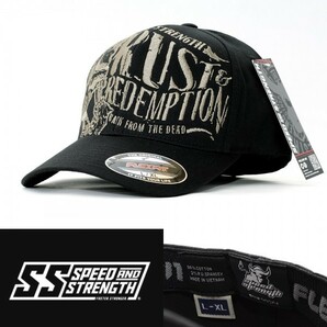 ローキャップ 帽子 メンズ ストレッチ SPEED＆STRENGTH SMOKIN ACES HAT ブラック 878705 L/XL レーシング USA モータースポーツ