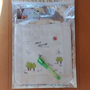未開封☆インセクトコレクション INSECT COLLECTION蓄光ライトでお絵かきトート エコバッグ トートバッグ