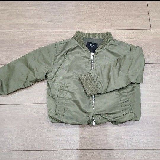 AZUL by moussy キッズ MA-1 ジャケット ジャンパー 100