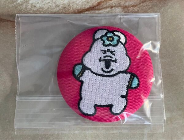 んぽちゃむ 刺繍缶バッジ