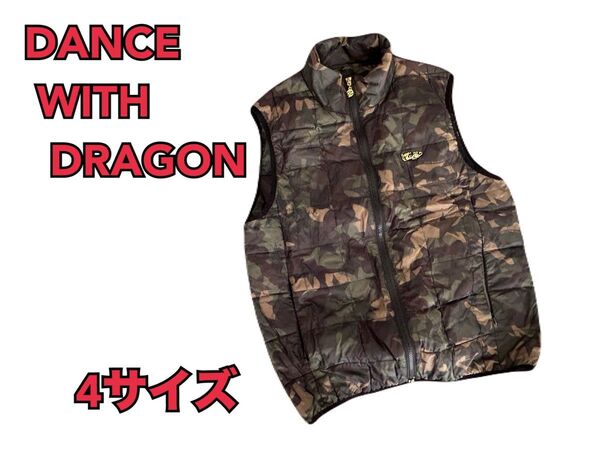 ●DANCE WITH DRAGON ダンスウィズドラゴン ダウンベスト 4サイズ●