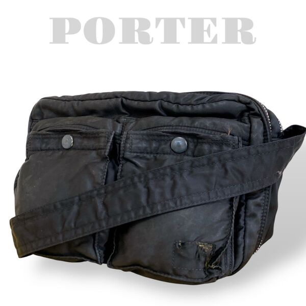 PORTER ポーター タンカー ショルダーバッグ 黒 ブラック ジャンク