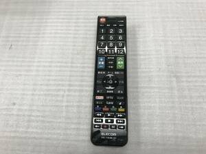 エレコム テレビリモコン ERC-TV01BK-SH 中古品3276