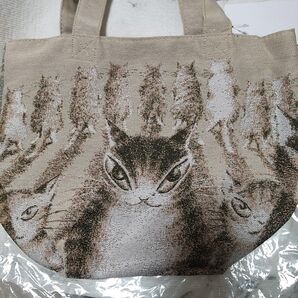 Paypay還元◎フォロー割+クーポン♪新品 わちふぃーるど ダヤン ゴブラン織ミニトート 猫会議 ねこ cat ポケット マチ付
