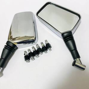 新品 ナポレオンミラーメッキ 左右 GSR250 GSX250E SS250 GT250 ST250 バンバン200 エイプ モンキー ゴリラ ダックス ジャズ マグナ50