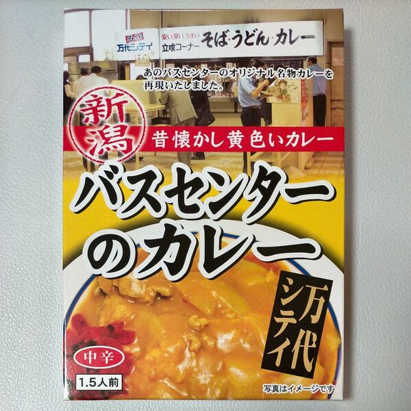 新潟 万代 バスセンターのカレー 1箱