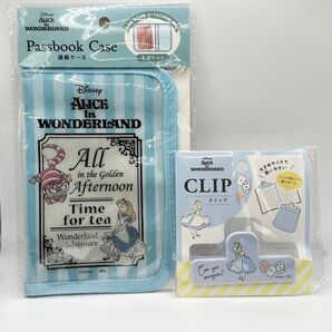 アリス 母子手帳ケース お薬手帳 クリップ 文房具 2点