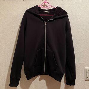 GU パーカー ブラック 長袖 M