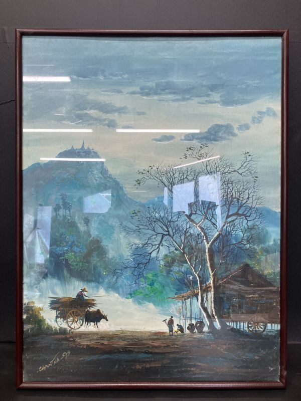 Yahoo!オークション -「油絵 風景画 10号」(自然、風景画) (油彩 Yahoo!オークション -「油絵 風景画 10号」(自然、風景画) (油彩