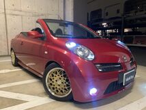 valkyrie style ニッサン　マーチ　マイクラ　micra C+C FHZK12 MICRA 専用ウィンドディフレクター　LED 白..,_画像9