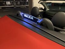 valkyrie style ニッサン　マーチ　マイクラ　micra C+C FHZK12 MICRA 専用ウィンドディフレクター　LED 白....!!!_画像10