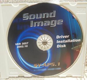 SY-AP5.1　Sound Image　ドライバー　ディスク（サウンドカードドライバー）