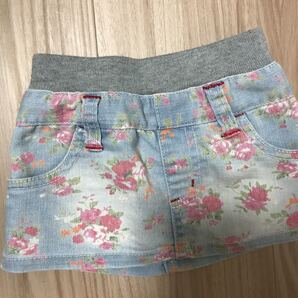 デニムスカート 80 キッズ 子供 こども 女の子