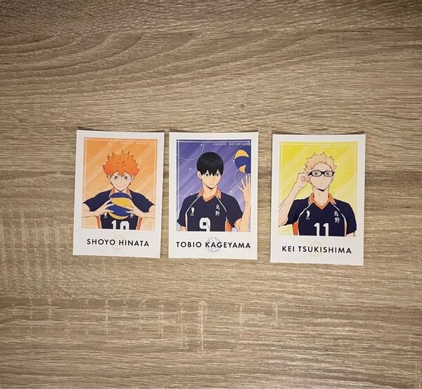 ハイキュー ステッカー 日向翔陽 影山飛雄 月島蛍