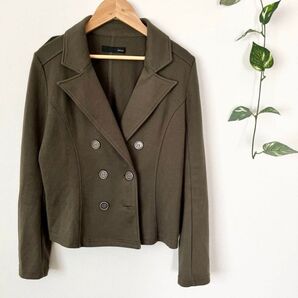 【iMAGE】イマージュ ダブルブレストPコート ジャケット アウター カーキ