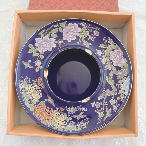 九谷焼き 明陶 花鳥 陶器 インテリア