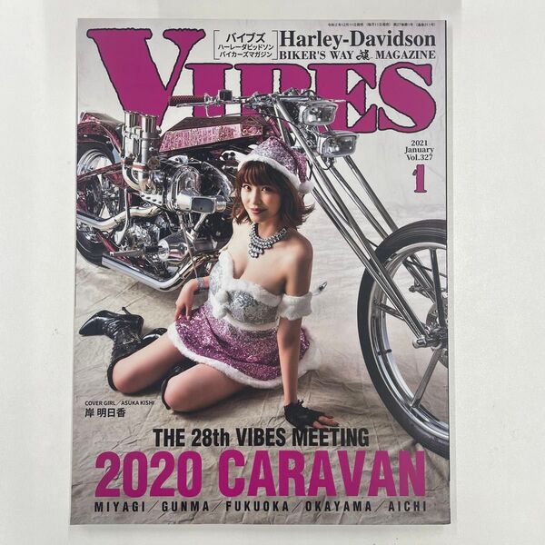 【VIBES (バイブス) 】2021年 01月号 Vol.327 岸明日香 ハーレーダビッドソン
