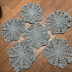 おばあちゃんの手作りレース編み 5枚セット