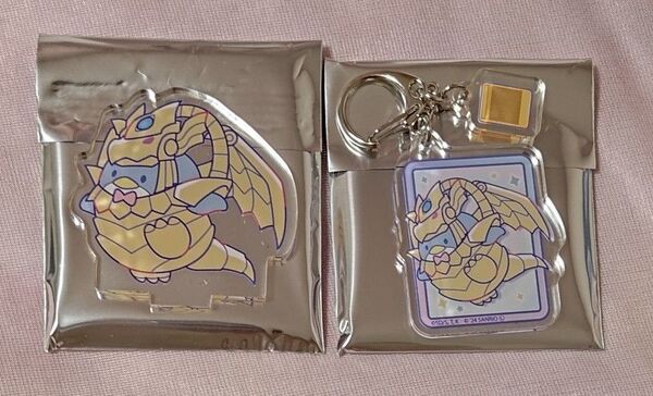 遊戯王 サンリオ タキシードサム ラーの翼神竜 アクリルぷちスタンド アクリルスタンド アクリルキーホルダー