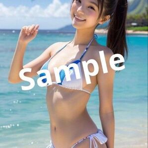 水着グラビアモデル 真夏【L版サイズ】