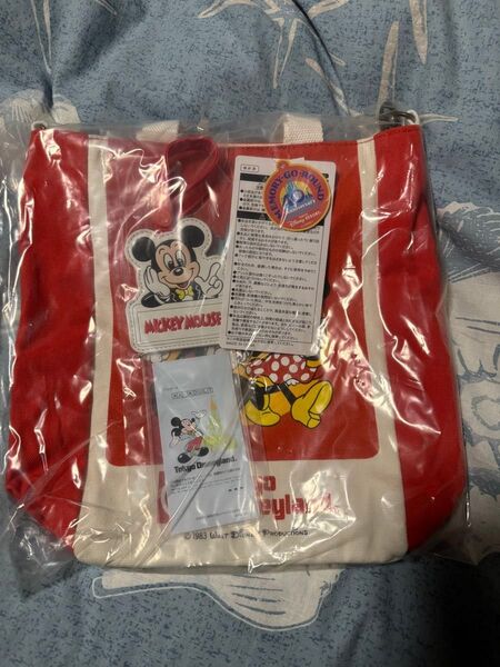 ディズニー 40周年 復刻 メモリーゴーラウンド レトロショルダーバッグ ラゲッジタグ