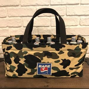 * ultra rare * pepsi × BAPE bottle can tote bag a bathing ape Pepsi 1st camo yellow Ape Bape A Bathing Ape tote bag nigo