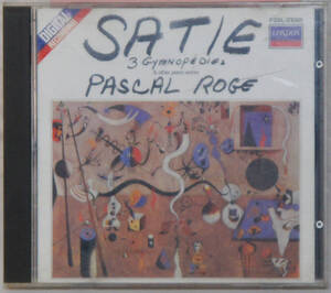 CD ● PASCAL ROGE / SATIE 3 Gymnopdies ●F35L-21001 パスカル・ロジェ クラシック 器楽 ピアノ C18