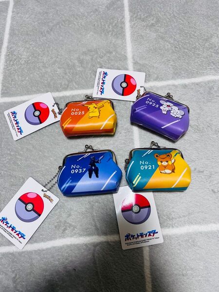 ポケモン 小銭入れ 4個セット 値下げ