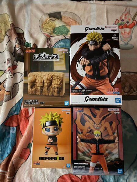 NARUTO フィギュア 火影岩 うずまきナルト 4個セット