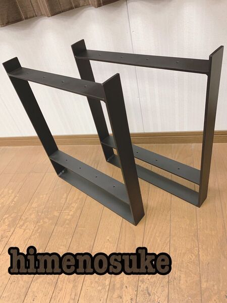 ☆送料込み☆アイアンシェルフ鉄脚2個オーダー制 DIY 男前 テレビ台 什器