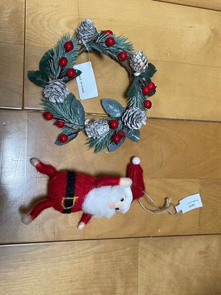クリスマス オーナメント リース サンタ